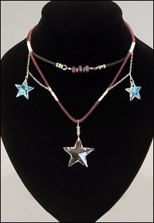 Necklace Swarovski Stars Jewels for the Journey
