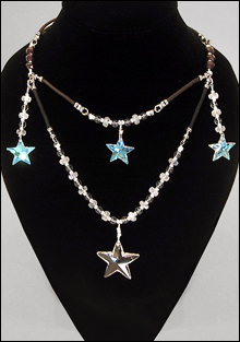 Necklace Stars Swarovski Jewls for the Journey